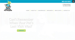 Desktop Screenshot of palmettopethospital.com