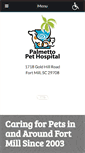 Mobile Screenshot of palmettopethospital.com